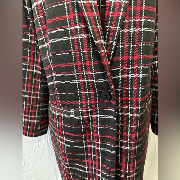 RD Style Plaid or Tartan Long Jacket - Picture 7 of 12